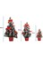 Mini Masa Üstü Ağacı Ev Noel Küçük Masaüstü Dekorasyon Partisi Süs Ailesi, Mavi (Yurt Dışından) 2