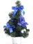 Mini Masa Üstü Ağacı Ev Noel Küçük Masaüstü Dekorasyon Partisi Süs Ailesi, Mavi (Yurt Dışından) 3