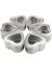 15PCS Kalp Şekleli Metal Teneke Kutular Kapaklı Şeker Kutuları Kalp Boş Teneke Bisküvi Şekerler Sevgililer Günü Için Kavanoz (Yurt Dışından) 4