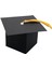 Mezuniyet Dekorasyonları 50 Pcs Mezuniyet Şeker Kutusu Dıy Grad Cap Box Mezuniyet Hediyesi Mezuniyet Partisi Favorler Dekor (Yurt Dışından) 1