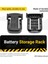 6pcs Pil Montajlar Dewalt Siyah ve Decker Kutusu Için Pil Depolama Rafı Tutucu Koruma Askı 18V 20V Pil (Yurt Dışından) 4