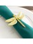 6pcs Dragonfly Peçete Yüzüğü Gümüş Dıy Hotel Düğün Ziyafet Masası Ekran Metal Peçete Tokası Noel Dekorasyonu (Yurt Dışından) 3