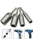 10PCS 6MM-15MM Altı Soket Kollu Mozalar Somun Sürücü Seti Tornavida Set Elektrikli Alışlar Bitler Set (Yurt Dışından) 4