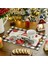 4pcs Noel Ağaçları Kar Pembe Noel Placemats Mutfak Yemek Dekorasyonu Için Kış Masa Paspasları L (Yurt Dışından) 4