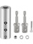 Paslanmaz Çelik Römork Jack Elektrikli Matkap Adaptörü 2pc 1/2inch Soket Adaptörü Bitini Jack Drive Miliyle Uyumlu (Yurt Dışından) 1