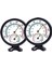 2pcs Mini Iç Mekan Termometresi Higrometre 2 1 Sıcaklık Nemi Duvar Için Dış Mekan Monitör Göstergesi, Siyah (Yurt Dışından) 1