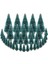 35 Pcs Minyatür Noel Ağacı Yapay Snow Frost Trees Çam Ağaçları Noel Diy Zanaat Partisi Dekorasyonu (4 Beden) (Yurt Dışından) 1