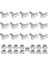 15PCS T Yuva Cıvatası Değiştirme, M8 x 20 Vidalar, A2-70 Raylı Raylı Vidalar 15 Flanş Somunlu Parça Fındık (Yurt Dışından) 1