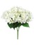 Yapay Çiçekler Ipek 7 Büyük Kafa Hyrangea Buket Düğün, Oda, Ev, Otel, Parti Dekorasyonu ve Tatil Hediyesi Beyaz (Yurt Dışından) 3