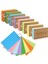 800 Pcs Dizin Kartları 3x5 Inç Renkli Flash Kartlar Ring, Yumruklu Çizgili Flashcard Yönetilmiş Dizin Kartları Not Kartı (Yurt Dışından) 1