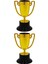 Mini Futbol Topu ile 10 Adet Mini Kupalar, Parti Iyilikleri Için Gold Trophy Ödülü, Sahne, Ödül (Yurt Dışından) 3