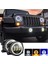 4 Inç LED Sis Fıçıları Halo Halka Jeep Wrangler Için Işık Jk, Mavi Drl Sarı Turn Sinyali (Mavi+Sarı+Beyaz) (Yurt Dışından) 5