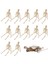 Cadılar Bayramı Dekoru Için Iskeletler, 12 Pcs Mini Seleton Figürinler Haunted House Aksesuarları Için Cadılar Bayramı Dekorasyonu Partys (Yurt Dışından) 2