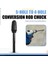 Beş Delikten Dört Delikli Dönüşüm Çubuğu Chuck Black Electric Hammer Dönüştürücü Dönüşüm Çubuğu Düz (Yurt Dışından) 4