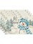 4pcs Noel Ağaçları Kar Pembe Noel Placemats Mutfak Yemek Dekorasyonu Için Kış Masa Paspasları C (Yurt Dışından) 3
