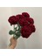 Tığ Işi Çiçekler Buket El Yapımı Örme Kırmızı Gül Çiçek Yapay-Pake Çiçek Düğün Ev Dekorasyon (Yurt Dışından) 2