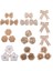 24PCS 1 Set Çuval Bezi Çiçek Vintage El Yapımı Keten Malzemeler Jüt Çiçek Dekorasyonu Düğün Noel Diy (Yurt Dışından) 2