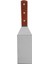 Paslanmaz Çelik Düz Kızartma Spatula, Ahşap Saplı Pizza Spatula Biftek Kızartma Spatula Yemek Spatula Fırın Aletleri (Yurt Dışından) 2