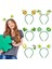 6pcs St. Patrick&#39;s Day Head Band Dekorasyonu Çocuklar Için Yetişkin Sevimli Cüce Saç Aksesuarları Kostüm Part Partisi Dekor Malzemeleri (Yurt Dışından) 5