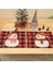 Noel Masası Placemat Kar Adamı Kar Tanesi ve Kış Kardan Adam Set 4 Placemat Dekoratif Yıkanabilir Masa Paspasları (Yurt Dışından) 2
