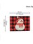Noel Masası Placemat Kar Adamı Kar Tanesi ve Kış Kardan Adam Set 4 Placemat Dekoratif Yıkanabilir Masa Paspasları (Yurt Dışından) 3