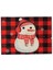 Noel Masası Placemat Kar Adamı Kar Tanesi ve Kış Kardan Adam Set 4 Placemat Dekoratif Yıkanabilir Masa Paspasları (Yurt Dışından) 4