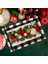 4pcs Noel Ağaçları Kar Pembe Noel Placemats Mutfak Yemek Dekorasyonu Için Kış Masa Paspasları A (Yurt Dışından) 2
