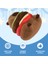 Gerçekçi Capybara Burger Peluş, Sevimli Capybara Dolgulu Hayvan Yastığı Plushie Oyuncak, Yumuşak Hamburger Yemek Doldurulmuş Oyuncaklar Bebek (Yurt Dışından) 4