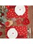 Sevgililer Günü Placemats, Kalp Mevsimlik Çiftlik Çuval Örtüsü Kırmızı Kapalı Mutfak Masası Mat Partisi, 8 Pcs (Yurt Dışından) 2