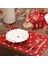 Sevgililer Günü Placemats, Kalp Mevsimlik Çiftlik Çuval Örtüsü Kırmızı Kapalı Mutfak Masası Mat Partisi, 8 Pcs (Yurt Dışından) 4
