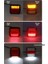 Römork Kamyonu Fren Sinyali Işık Yan Işıkları Için 7 Pimli Fiş Teli Seti Mıknatıslı Evrensel 20 LED 12V Arka Işın (Yurt Dışından) 4