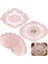 10 Adet Masalar Için Dantel Doilies Işlemeli Dantel Placemats Vintage Tığ Dobilies Zarif Retro Viktorya Masa Mat (Yurt Dışından) 2