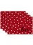 Sevgililer Günü Placemats, Kalp Mevsimlik Çiftlik Çuval Örtüsü Kırmızı Kapalı Mutfak Masası Mat Matları Ev Partileri, 4 Pcs (Yurt Dışından) 1