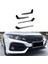 Honda Civic Hatchback 2020 2021 Için Karbon Fiber Ön ve Arka Sis Trims Trims (Yurt Dışından) 3