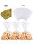 100PCS Plastik Atıştırmalık Çantalar Berrak Kızarmış Ekmek Ambalaj Çantaları Kurabiye Çantaları Şeker Torbaları Bükülme Parti Lehine Çantalar (Yurt Dışından) 3