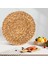 Yuvarlak Dokuma Placemats, Su Sümbülü Dokuma Rattan Placemats Yuvarlak Örgülü Rattan Tablolar Kaymaz Yalıtım Pedleri (Yurt Dışından) 4