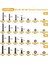 1120PCS Metrik Vidalı Çiftlik M3/m4/m5/m6, Cıvatalar ve Fındık Kiti, Metrik Cıvata Çiftliği, Sınıf 10.9 Alaşımlı Çelik (Yurt Dışından) 4