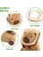 Sevimli Capybara Peluş Yastık Giyilebilir Tost Şapkası Kawaii Ekmek Capybara Dolgulu Hayvanlar Oyuncaklar Hediyeler 40CM (Yurt Dışından) 4