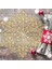 Kar Tanesi Placemats Dekorasyonları Kırmızı Kar Tanesi Tablematlar Mutfak Masa Paspasları Noel Tatili Düğün Dekoratif B (Yurt Dışından) 5
