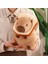 Sevimli Capybara Peluş Yastık Giyilebilir Tost Şapkası Kawaii Ekmek Capybara Dolgulu Hayvanlar Oyuncaklar Hediyeler 40CM (Yurt Dışından) 5
