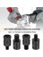 4pc Açı Öğütücü Dönüştürücü Adaptörler, 5/8in-11 DIŞI-M14/M10 Erkek Iplik Adaptörü, Açılı Öğütücü Parlatıcı Matkap Ucu (Yurt Dışından) 3