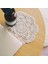 4pcs 8.6 Inç Doilies Tığ Işi Yuvarlak Dantel Doily El Yapımı Placemats Pamuk Tığ Işi Bardak Altlıkları (Bej) (Yurt Dışından) 3