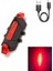 Kask Bisiklet Sinyal Lambası Su Geçirmez Arka Kuyruk Lambası LED USB Stili Şarj Edilebilir Bisiklete Binme Taşınabilir Çıkarılabilir Lamba, A-Kırmızı (Yurt Dışından) 5