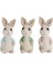 3pcs Paskalya Günü Tavşan Dekoru Paskalya Bahar Tavşanı Dekoru Paskalya Dekoru Hediye Için El Yapımı Figürinler (Yurt Dışından) 1