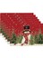 Noel Placemats, 12X18 Inç Mevsimlik Noel Tatil Masası Paspasları Yıkanabilir Masa Paspasları 6 (Yurt Dışından) 1