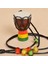 Enstrüman Kolyeler, Djembe Davul, Mini Kolye, Afrika Davul, Ahşap Klasik El Davulları, Kolye Davulları ve Perküsyon (Yurt Dışından) 2