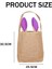 Paskalya Sepet Çantası - Bunny Tavşan Kulak Tasarımı - Bakkal Alışveriş Sepetleri Çocuk Partisi Hediye Çantaları Kahverengi Yeşil (Yurt Dışından) 2