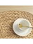 Yuvarlak Dokuma Rattan Placemats, Doğal Hasır Paspaslar, Su Sümbül Saman Örgülü Placemats, 6 Set (Yurt Dışından) 4