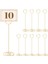 Tablo Numarası Tutucular 10 Pcs - 8.75 Inç Yer Kart Tutucu Uzun Masa Numarası Düğün Partisi Mezuniyet Resepsiyonu (Yurt Dışından) 1