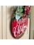 Ön Kapı Için Noel Karşılama Işareti, Asma Ahşap Hoş Geldiniz Tabela Christma Dekorasyonlar Kış (Yurt Dışından) 2